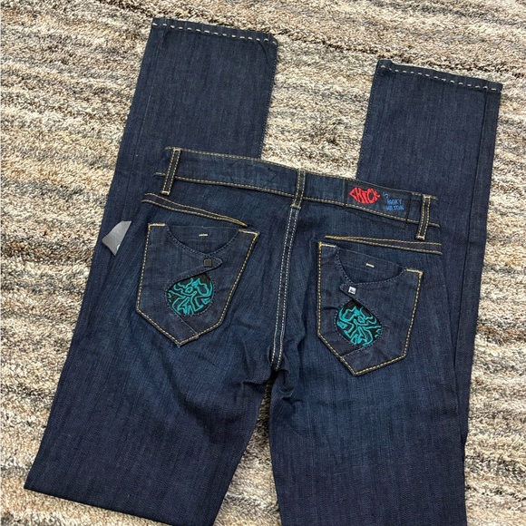 Y2K Low Rise Jeans Sz 25 NWT | Chick By Nicky Hilton Low Rise Mini Bootcut Jeans - Picture 10 of 16